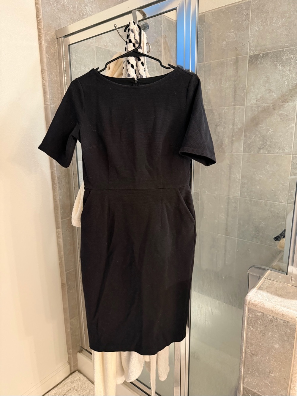 Classic Black Sheath LOFT Dress - Women's